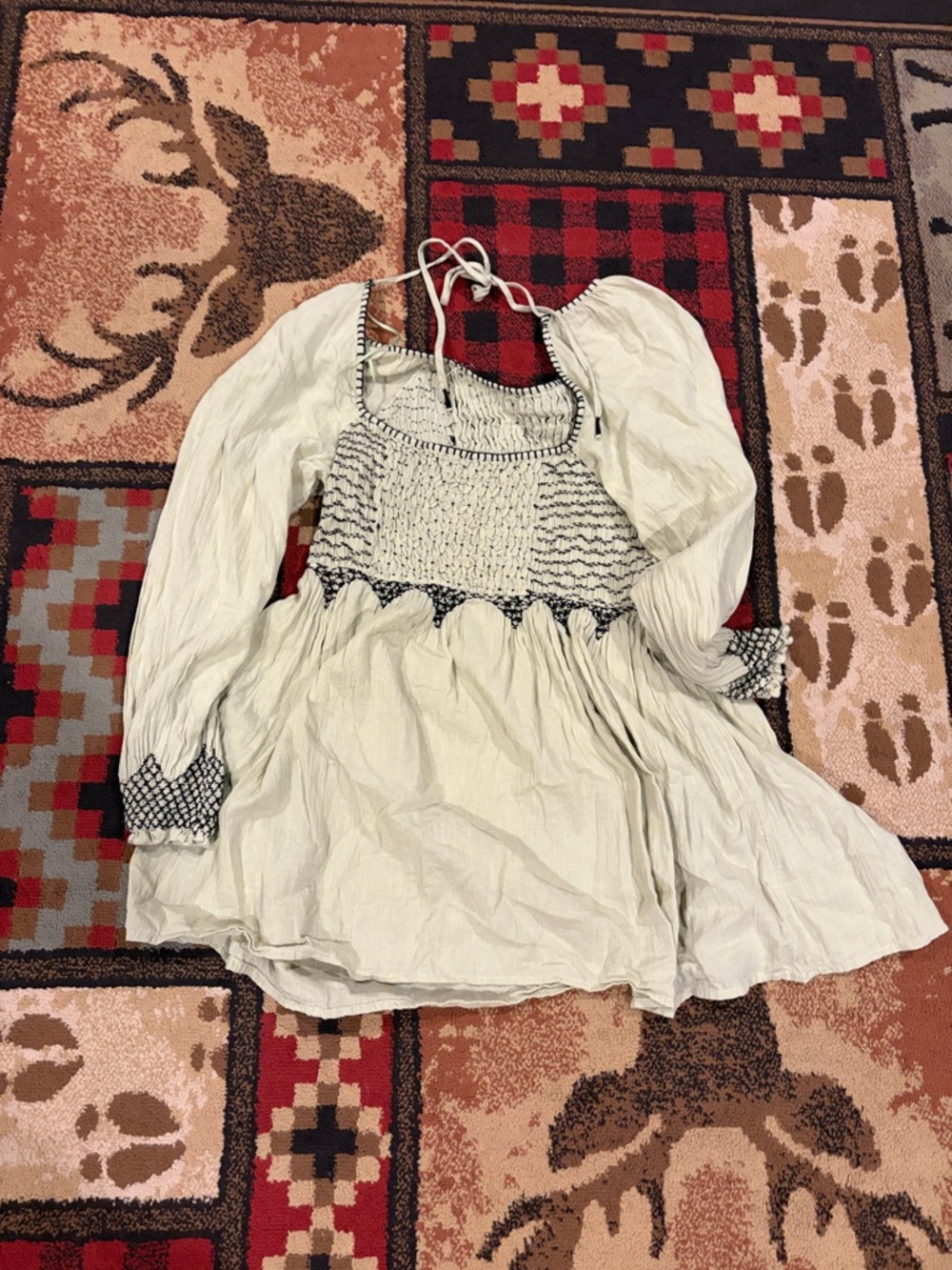 Women’s Free People peasant flowy top